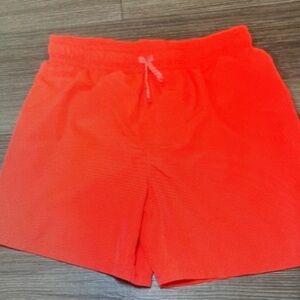 Bright Orange Kids Swim Shorts